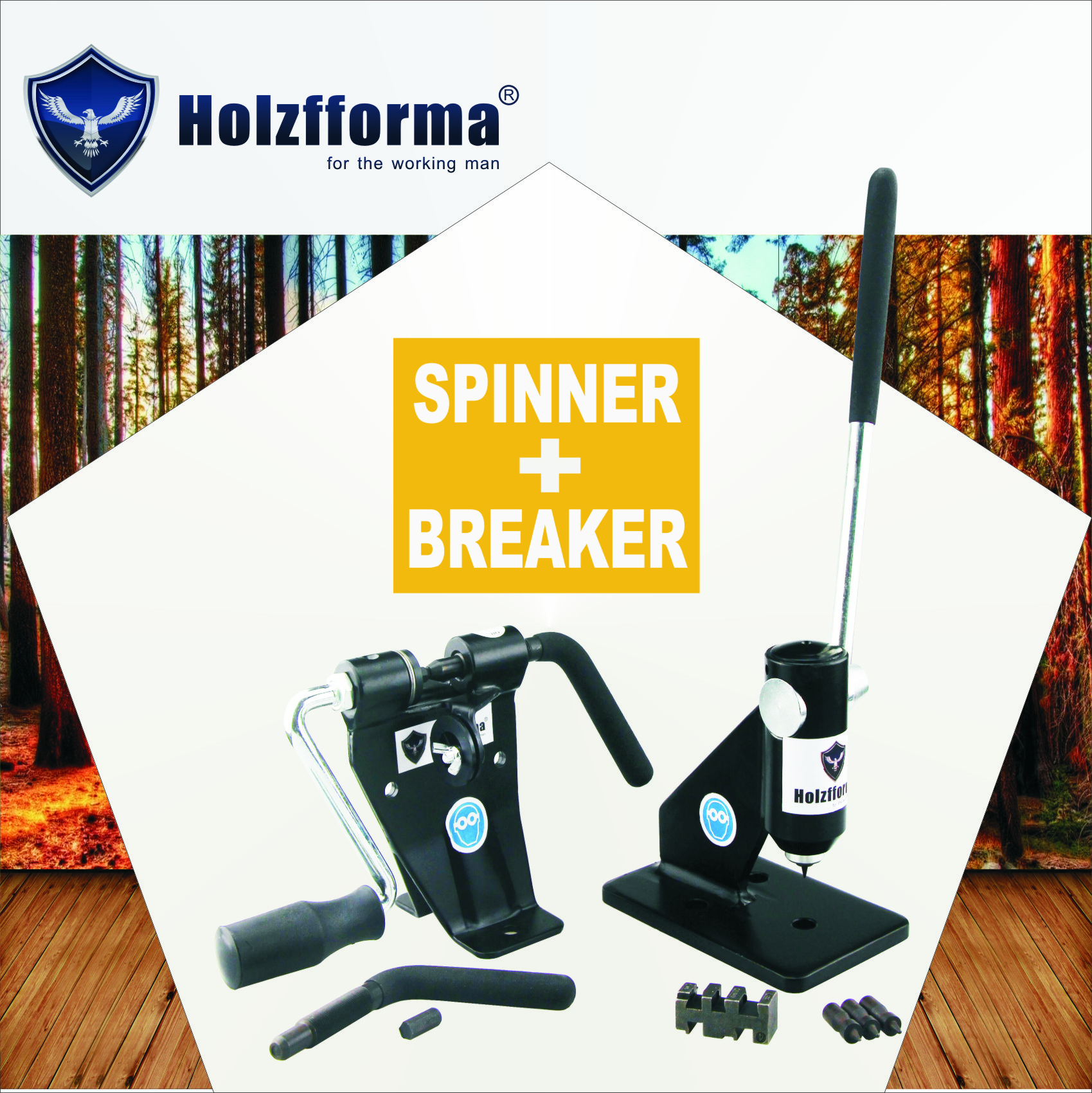 Набор инструментов Holzfforma® Spinner Combo Pro для прерывателя цепи пилы